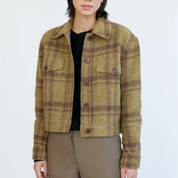Wilfred Free Autumn Cropped Ganna Utility Shirt Jacket - Picture 1 of 11